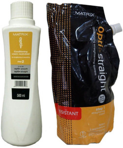 Matrix Opti Conditioning Cream Neutralizer Straightening Cream Set