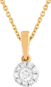 TBZ TheOriginal Precious Pendant 18kt Yellow Gold Pendant