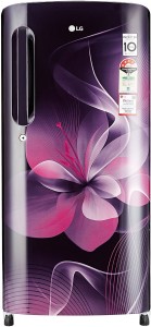LG 190 L Direct Cool Single Door 4 Star Refrigerator(Purple Dazzle, GL-B201APDX)