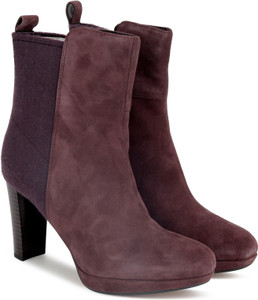 Clarks aubergine ankle boots clearance