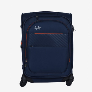 Skybags Jive Soft Trolley 56 cm (Blue) Cabin Luggage - 22 inch