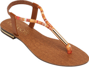 Catwalk Women Orange Flats Buy ORANGE Color Catwalk Women Orange