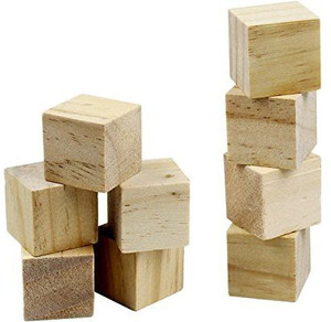 Blank wooden baby blocks online