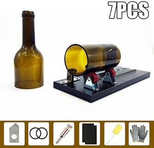 Glass Bottle Cutter Kit: Regular Kit to Make Glasses From Wine/beer Bottles  Edge Sanding Paper 