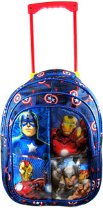 Ehuntz by Captain America, iron man Trolley school/travel bag (9 to 17 years) (EH1090) Waterproof Trolley