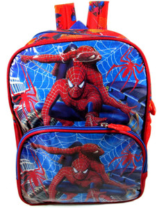 Ehuntz by Spiderman school Bag (Pre Nursery & Nursery) (EH1100) Waterproof School Bag