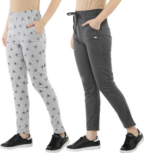 MODEVE Printed Women Grey Track Pants