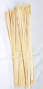 shopely bamboo skewers 4 inchs(200 sticks)+(100 sticks) free Disposable Bamboo Roast Fork