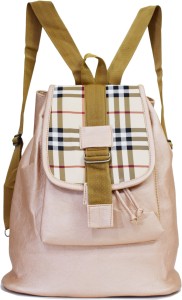 VIVARS PU Leather Backpack School Bag Student Backpack Women Travel bag 6 L Backpack
