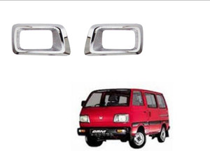 Auto Spare Bazaar Type 2 Head Lamp Chrome Cover Chrome Maruti Omni