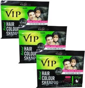 Vcare Shampoo Hair Color for Men & Women 15ml Instant hair color in mins  (Pack of 10) , Black - Price in India, Buy Vcare Shampoo Hair Color for Men  & Women