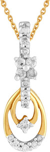TBZ TheOriginal Precious Pendant 18kt Yellow Gold Pendant
