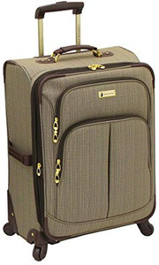 London Fog Solid soft Body Expandable Check in Suitcase 4 Wheels 28 inch green Price in India Flipkart