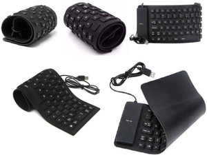 ROQ Set Of 5 Premium Series Flexible Wired USB Laptop Keyboard
