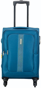 Aristocrat Estilo 4W Strolly 58 Blue Expandable Cabin Luggage - 22 inch