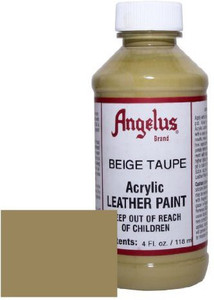 Leather sale paint beige