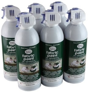 Simply Spray Upholstery Fabric Spray Paint 6 Pack Hunter Green