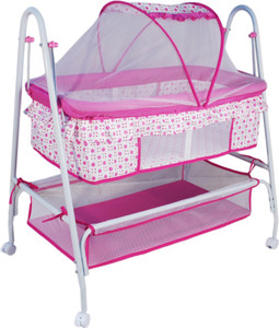 Toyhouse Baby Crib with Swing Function Pink Buy Baby Care