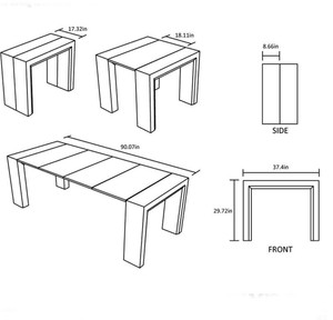 10 seater dining table india urban ladder furnable extendable space saving modern dining table transforms from console solid wood 10 seater finish color white best price in india 10 seater dining table india urban ladder furnable extendable space saving modern dining table transforms from console solid wood 10 seater finish color white best price in india