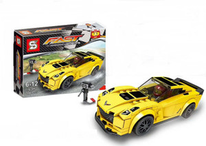 Montez Racing Car Building Blocks Set