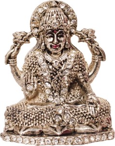 art n hub goddess lakshmi / laxmi & idol god statue gift item decorative showpiece  -  5 cm(brass, gold)