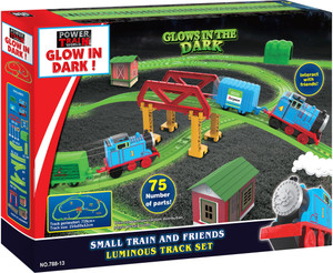 Glow in the dark train set hotsell