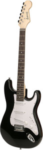 Juarez JRZ ST01 BK Electric Guitar With Case Electro acoustic