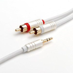 BlueRigger 3.5mm to RCA (2) Stereo Audio Cable (12 Feet / 3.6 Meters) Stereo Audio Cable