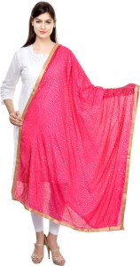 WEAVERS VILLA Cotton Silk Embellished Women Dupatta