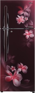 LG 284 L Frost Free Double Door 3 Star (2020) Convertible Refrigerator(Scarlet Plumeria, GL-T302RSPN)