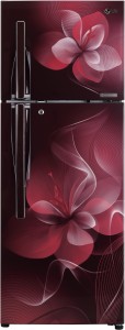 LG 308 L Frost Free Double Door 2 Star (2020) Refrigerator(Scarlet Dazzle, GL-T322RSDU)