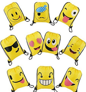 Emoji drawstring bags clearance