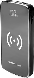 Ambrane 10000 mAh Power Bank (PW-11, Wireless )