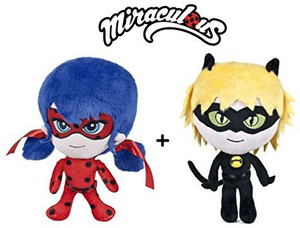 Generic LDB Miraculous Tales of Ladybug Cat Noir Lot 2 Plush