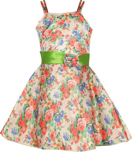 FabTag TINY TOON Girls Midi Knee Length Casual Dress Price in India Buy FabTag TINY TOON Girls Midi Knee Length Casual Dress online at Flipkart