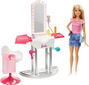 BARBIE Salon Doll Accessories Blonde Salon Doll