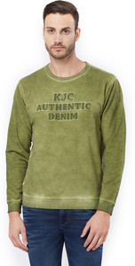 Killer Full Sleeve Applique Men's Sweatshirt