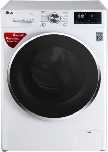 LG 8 kg Inverter Fully Automatic Front Load Washing Machine with Wifi White(FHT1408SWW)
