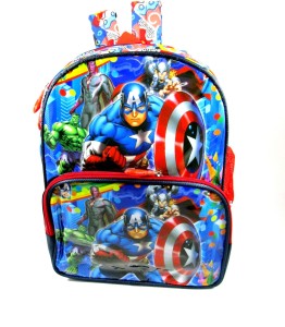 Ehuntz Captain America school Bag (Pre Nursery & Nursery) (EH1154) Waterproof School Bag