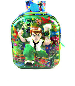 Ehuntz Ben10, 5D embossed (Pre Nursery & Nursery) school Bag (EH1149) Waterproof School Bag