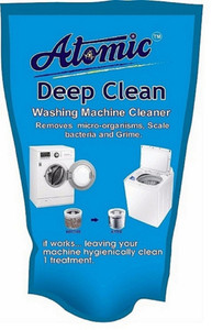 ATOMIC Best Washing Machine Descale Powder for Drum/Tub Cleaning Dishwashing Detergent