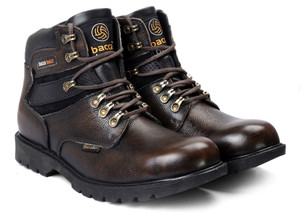 Men's 6 inch lace up boots top