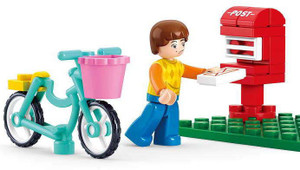 Sluban Girls Dream Letter Delievery Mail Carrier Building Block Toys | 29Pieces | Compatible |Educational Toy M38-B0516