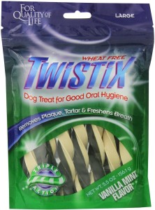 twistix vanilla mint chicken dog treat(156 g)