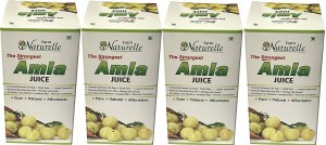 Farm Naturelle Farm Naturelle-100% Pure Strong & Effective Amla Juice. The Finest Herbal Amla Juice (400ML X 4)