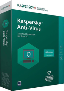 Kaspersky antywirus 1.0 Użytkownik 3 lata