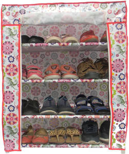 Shoe rack with hotsell cover flipkart