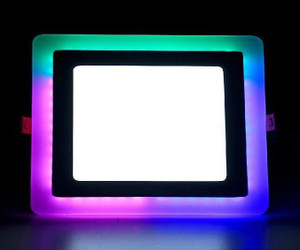 Multi colour led panel light on sale