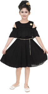 FTC FASHIONS Girls Midi/Knee Length Party Dress