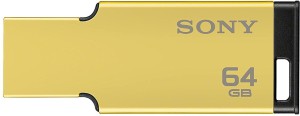 Sony USM64MX3 64 GB Pen Drive(Gold)